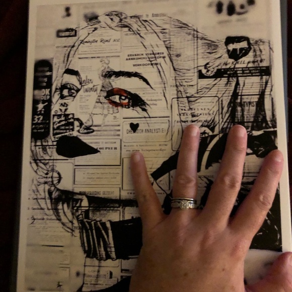 handmade Other - HARLEY QUINN B&W ART PRINT